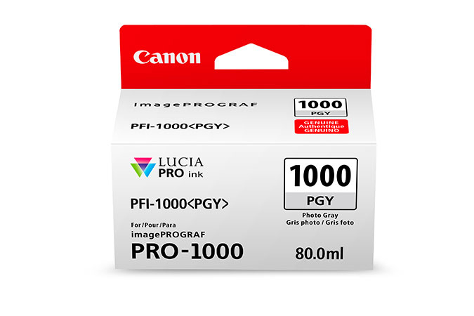 CANON PFI1000PGY Photo Grey Ink Tank for PRO1000 Printer