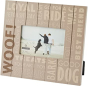 MALDEN "Woof!" Silkscreened Routed 4"x6" Frame