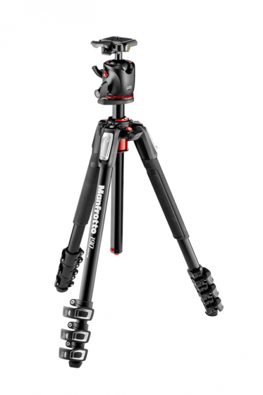 MANFROTTO MK190XPRO4-BHQ2 Aluminum Tripod w/ XPRO Ball Head & QR**