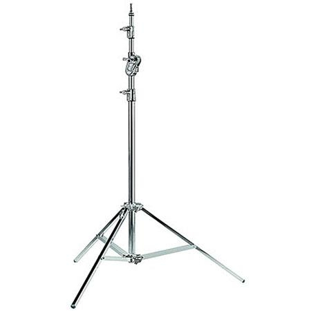 AVENGER A4039CS Steel Boom Stand 39 4 sections 3 risers Black Silver
