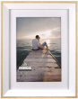 MALDEN Fashion Woods Beveled Edge White 5"x7" Frame