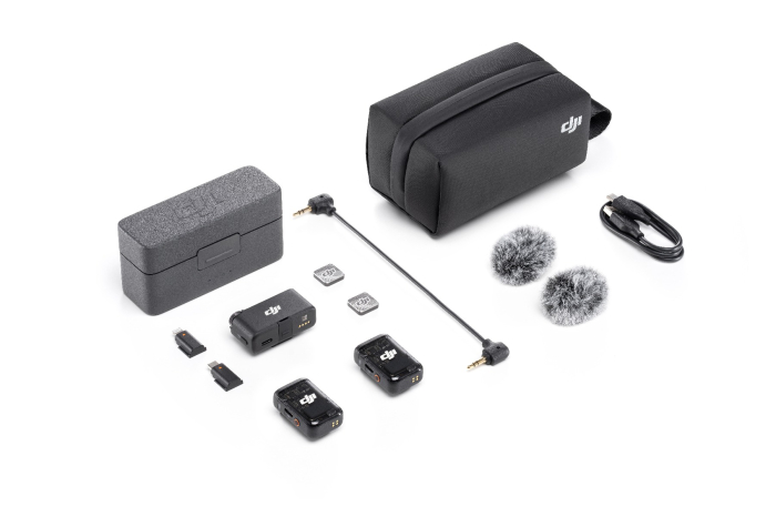 DJI MIC 2 (2 TX + 1 RX + Charging Case)