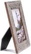 MALDEN Wide Linear Gray Wash 4"x6" Frame