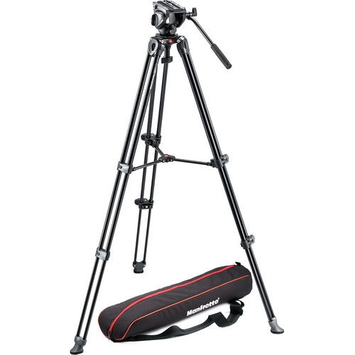 MANFROTTO Video Tripod Kit MVH500A + MVT502AM + Bag**