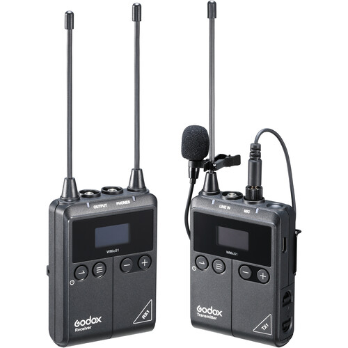 GODOX WMicS1 Kit #1 Camera Mount Wireless Omni Lav Mic System