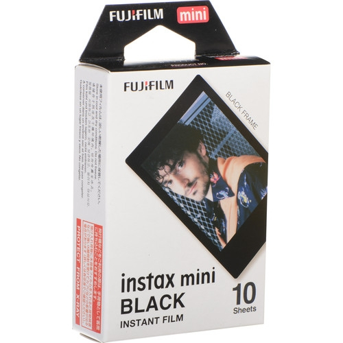 Fuji Instax Mini Black Frame Film Single Pack 10 shots