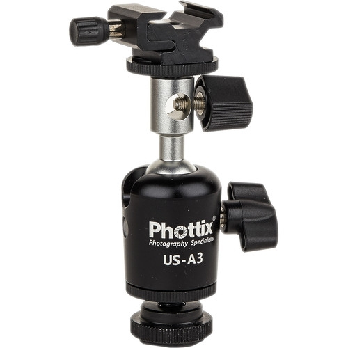 PHOTTIX Varos Pro Mini Flash Shoe Umbrella Holder Multi-functional