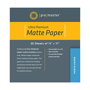PhotoImage Matte Paper 11"x17" 20 Sheets