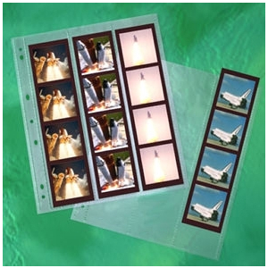 CLEARFILE Neg. Pages 100 pack 12 6x6 3 strips vertically