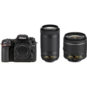 NIKON D7500 2 Lens Kit - Camera and AF-P DX 18-55mm & 70-300mm Lenses