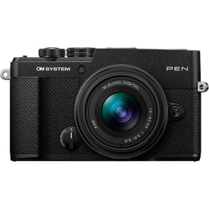 OM System PEN w/ 14-42mm f/3.5-5.6 III Lens Kit (Black)