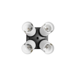 PHOTO BASICS 4 socket adapter use w/ 30w fluorecscents only