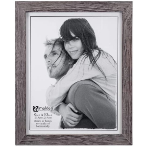 MALDEN Linear White Wash Ridge 8"X10" Frame