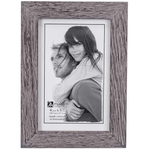 MALDEN Linear Gray Ridge 4"x6" Frame