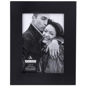 MALDEN Linear Wide Black 5"x7" Frame