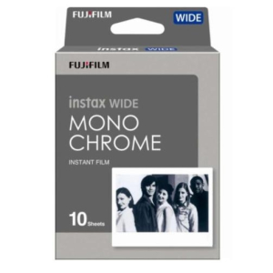 FUJI Instax Wide Monochrome Film Single Pack 10 Shots