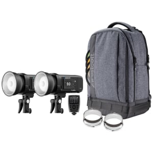 WESTCOTT FJ400 II 2-Light Backpack Kit with FJ-X3 M Universal Trigger
