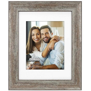 MALDEN Fashion Mouldings Ashton 8"x10" Matted Frame