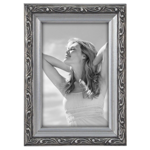 MALDEN Dimensional Bezel Silver 4"x6" Frame