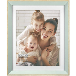 MALDEN Fashion Woods Beveled Edge Aqua 8"x10" Frame
