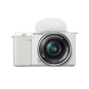 SONY Alpha ZV-E10 - ICL Vlog Camera with 16-50mm Kit Lens (WHITE)
