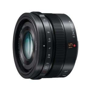 PANASONIC 15mm f1.7 Black Summilux Lens by Leica micro 4/3