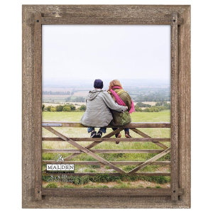 MALDEN Rustic Woods Criss Cross 8"X10" Frame
