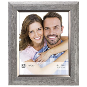 MALDEN 8x10 Gray with Pewter Inner