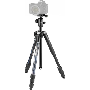 MANFROTTO Element MII 4-Section BH Aluminum Tripod BLACK