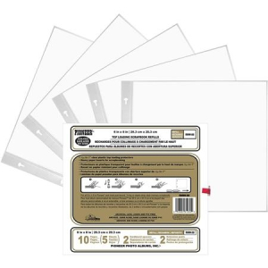 PIONEER RMW88 Refill Pages White - 8"x8"