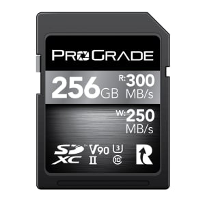 PROGRADE Digital SDXC UHS-II V90 256GB Memory Card (250MB/Sec Write)