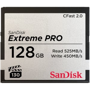 SANDISK 128GB Extreme PRO CFast 2.0 Memory Card