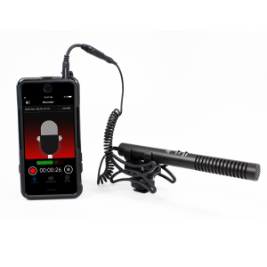 AZDEN Zoom Shotgun Mic w/ 2 Polar Patterns.