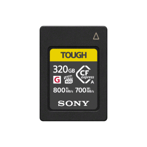SONY 320GB CFExpress A TOUGH Memory Card (700MB/s Write)