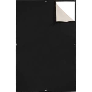 WESTCOTT Scrim Jim Cine Unbleached Muslin/Black Fabric (4'x6')
