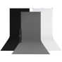 WESTCOTT X-Drop 3-Pack Sweep Backdrop Kit 5'x12'