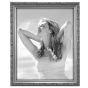 MALDEN Dimensional Bezel Silver 8"x10" Frame