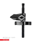 MATTHEWS Matthellini 2" Pin with 6" End Jaw (Black Chrome Finish)