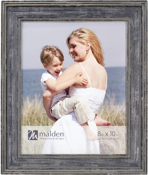 MALDEN Gray Watercolors 8"x10" Frame