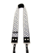 CAPTURING COUTURE CAMERA STRAP DAISY DOT BLUE 1.5"