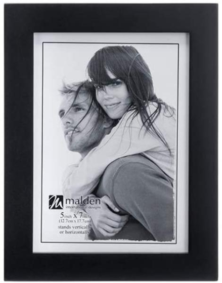 MALDEN Linear Black 5"x7" Frame