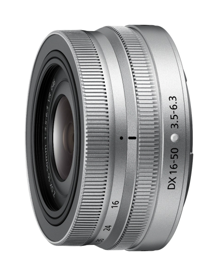 NIKON NIKKOR Z DX 16-50m f/3.5-6.3 VR - Silver