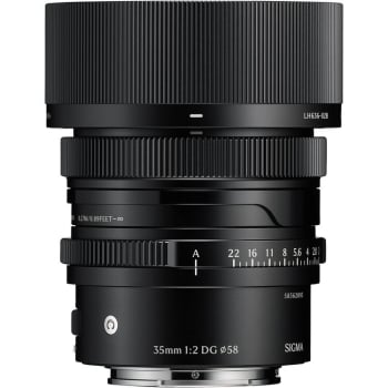 Sigma 35mm F2.0 DG II Contemporary I Series (Black) Sony E Mount
