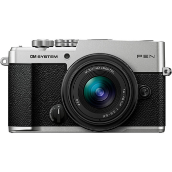 OM System PEN w/ 14-42mm f/3.5-5.6 III Lens Kit (Silver)