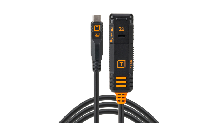 TetherTools Optima 10G TetherBoost Locking Extension Cable (BLK, 16')