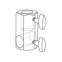 FOBA CODEA right angle connector