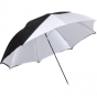 WESTCOTT 45" Optical White Umbrella w/ Removable Black