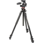 MANFROTTO MK290DUA3WUS 290 Dual Aluminum Tripod w/ 3-way Pan/Tilt