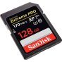 SANDISK 128gb Extreme Pro SDXC UHS1 170MB/s read; 90MB/s write Cl10 U3