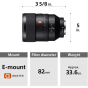 SONY FE 135mm f/1.8 GM